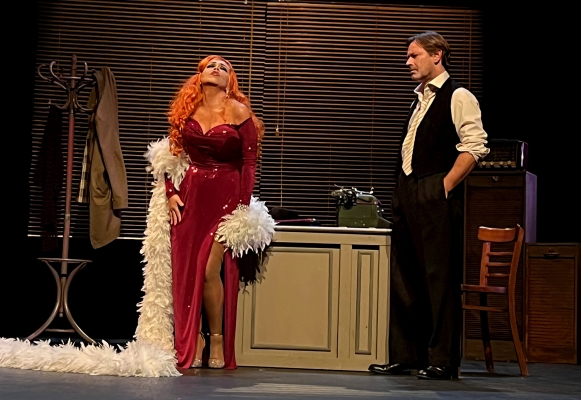 Photo de presse du spectacle L'Affaire jessica Hair